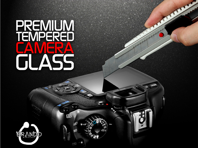 Brando Workshop Premium Tempered Glass Protector for Camera (Nikon D3200)