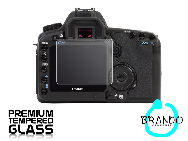 Brando Workshop Premium Tempered Glass Protector for Camera (Canon EOS 5D Mark II)