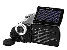 Digital Video Camcorder with Solar Charger