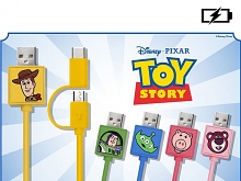 Toy Story Series 2-in-1 Type-C + microUSB Fast Charging Cable