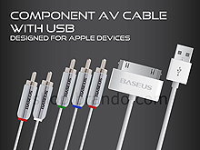 Component AV Cable with USB
