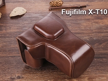 Fujifilm X-T10 Premium Protective Leather Case with Leather Strap