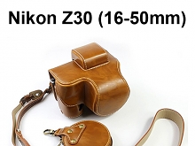 Nikon Z30 (16-50mm) Premium Leather Case with Leather Strap