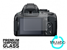Brando Workshop Premium Tempered Glass Protector for Camera (Nikon D5100)