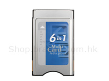 6 in 1 PC Card Adapter