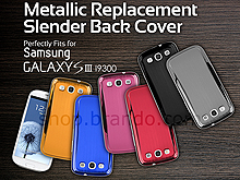 Samsung Galaxy S III I9300 Metallic Replacement Slender Back Cover