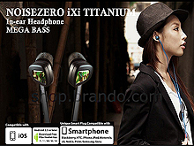EOps NOISEZERO iXi TITANIUM In-ear MEGA BASS Headphones