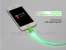 Flashing LED Lightning Charging Cable
