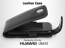 Brando Workshop Leather Case for Huawei Ascend Y200 U8655 (Flip Top)