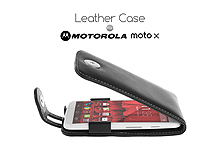 Brando Workshop Leather Case for Motorola Moto X (Flip Top)