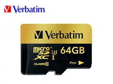 Verbatim Pro+ Micro SD UHS-I Card (Class 10 - 90MB/s Read, 80MB/s Write)