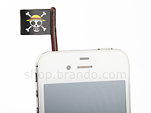 Plug-in 3.5mm Earphone Jack Accessory - Luffy's Pirates Flag