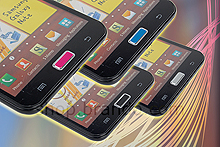 Shiny Metallic Button Sticker for Samsung Galaxy Note