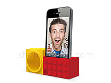 iPhone 4 Facetime Stand with Powerless Brick Amplifier