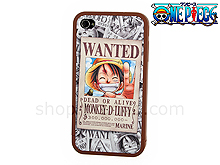 iPhone 4 One Piece, WANTED - Monkey D. Luffy Phone Case (Limited Edition)