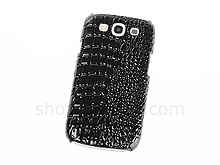 Samsung Galaxy S III I9300 Crocodile Leather Back Case