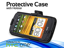HTC One S Protective Case with Holster