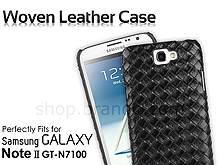 Samsung Galaxy Note II GT-N7100 Woven Leather Case