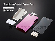 Simplism Crystal Cover Set for iPhone 5 / 5s