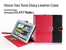 Verus Two Tone Diary Leather Case for Samsung Galaxy Note 10.1