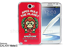 Samsung Galaxy Note II GT-N7100 APESTORE - Rose Apes Back Case