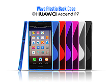 Huawei Ascend P7 Wave Plastic Back Case