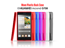 Huawei Ascend G700 Wave Plastic Back Case