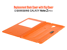 Replacement Back Cover with Flip Cover for Samsung Galaxy Note 3 Neo