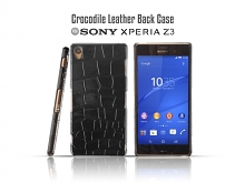 Sony Xperia Z3 Crocodile Leather Back Case