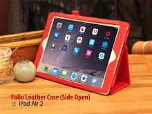 Folio Leather Case for iPad Air 2 (Side Open)