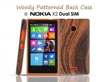 Nokia X2 Dual SIM Woody Patterned Back Case