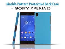 Sony Xperia Z3 Marble Pattern Protective Back Case