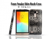 LG L Bello Faux Snake Skin Back Case
