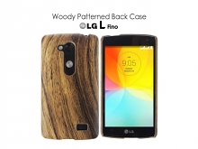 LG L Fino Woody Patterned Back Case