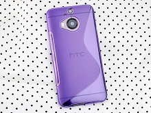 HTC One M9+ Wave Plastic Back Case
