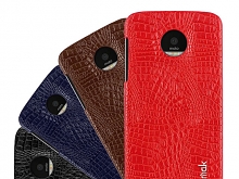 Imak Crocodile Leather Back Case for Motorola Moto Z