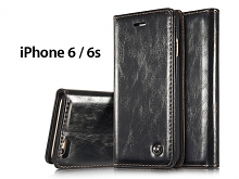 iPhone 6 / 6s Magnetic Flip Leather Wallet Case