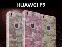 Huawei P9 Camouflage Glitter Soft Case