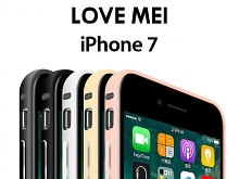 LOVE MEI iPhone 7 Curved Metal Bumper