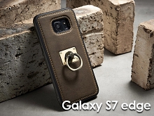 Samsung Galaxy S7 edge Detachable Finger Ring Back Case