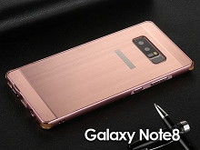 Samsung Note8 Metallic Bumper Back Case