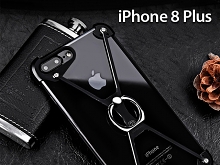 iPhone 8 Plus Metal X Bumper Case with Finger Ring