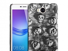 Huawei Y5 (2017) Embossed Skull Back Case