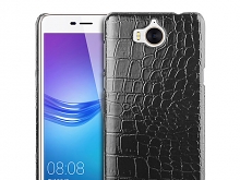 Huawei Y6 (2017) Crocodile Leather Back Case