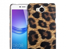 Huawei Y6 (2017) Embossed Leopard Stripe Back Case