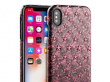 iPhone X Embossed Star Back Case