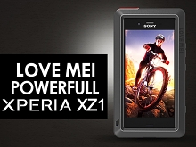 LOVE MEI Sony Xperia XZ1 Powerful Bumper Case