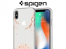 Spigen Liquid Crystal Blossom Soft Case for iPhone X