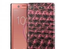 Sony Xperia XZ1 Compact Embossed Star Back Case