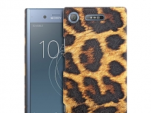 Sony Xperia XZ1 Embossed Leopard Stripe Back Case